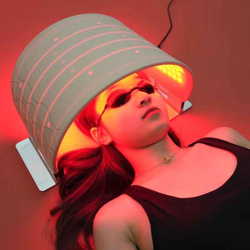 Full Face Reach LED Mask | 4-in-1 Red, Blue & NIR Light Therapy - Rejuvenate & Heal, Red Light Therapy, Health & Beauty