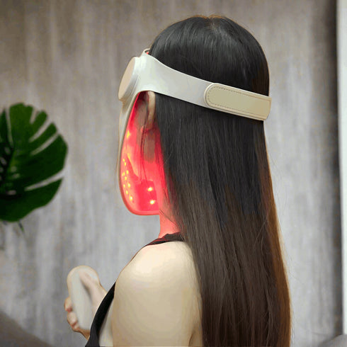 Advanced Red & Blue LED Mask for At-Home Skincare - Rejuvenate & Heal, Red Light Therapy, Health & Beauty