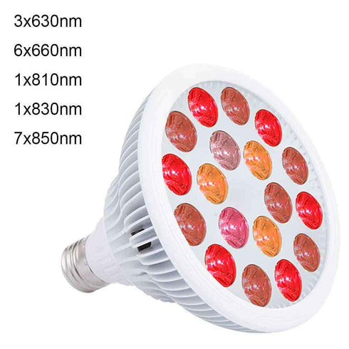 54W Red Light for Pain Relief with E27 Clip Bulb - Rejuvenate & Heal, Red Light Therapy, Health & Beauty