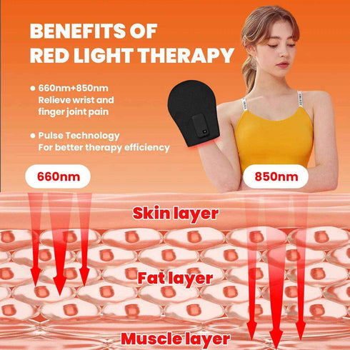 Red Light Therapy Glove for Pain Relief by Red Light Therapy - Rejuvenate & Heal, Red Light Therapy, Health & Beauty
