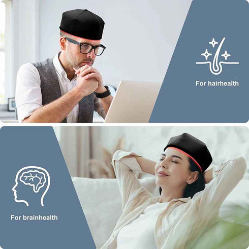 Red Light Therapy Hat for Hair Growth - Premium Device - Rejuvenate & Heal, Red Light Therapy, Health & Beauty