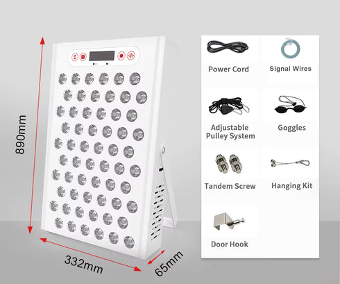 RHA300 Red & NIR Light Therapy Panel | 300W Target Treatment - Rejuvenate & Heal, Red Light Therapy, Health & Beauty