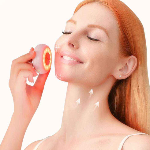 Portable Neck & Face Red Light Therapy Device